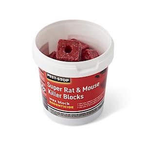 Pest Stop Rat & Mouse Max Wax Blocks 15X20G