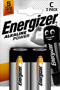 ENERGIZER ALK POWER C BATT 2PK