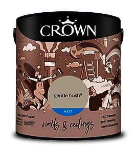 Crown Paints Matt Gentle Hush 2.5L