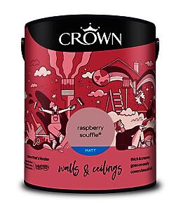 Crown Paints Matt Rasberry Souffle 5L