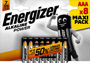 Energizer Alkaline Power AAA Pack Of 8