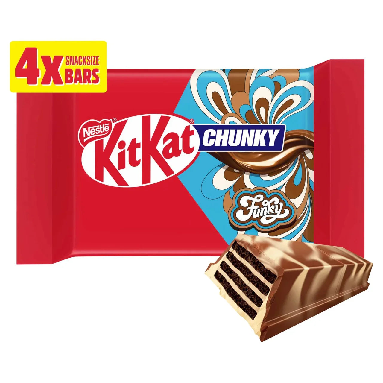 KitKat Chunky Funky Chocolate Bar 4 x 32g