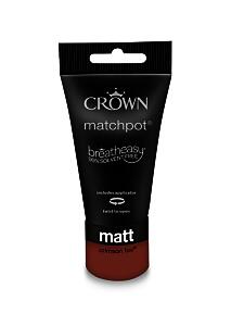Crown Paints Matt Crimson Fix 40Ml