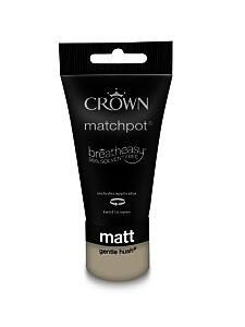 Crown Paints Matt Gentle Hush 40Ml