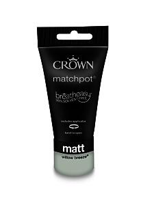 Crown Paints Matt Willow Breeze 40Ml