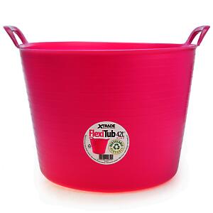 100% Recyc Flexi-Tub 42L Pink