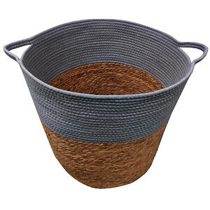 Willow Log Basket Large Man1340