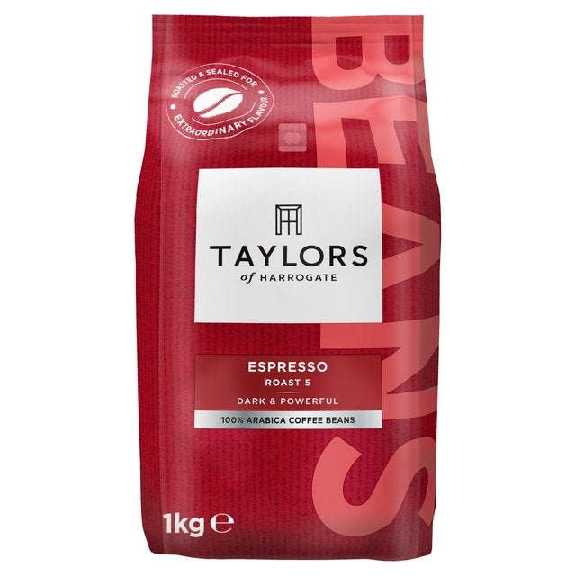 Taylors of Harrogate Espresso Coffee Beans (1Kg) - UK BUSINESS SUPPLIES
