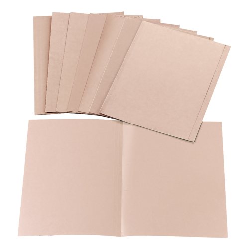 5 Star Recycled Square Cut Folder Foolscap 170gsm Buff (Pack of 100) 297471