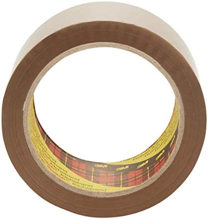 Scotch Packaging Tape Low Noise Brown/Buff 48mmx66m Pack 6 - 72 Roll's {Full Box}