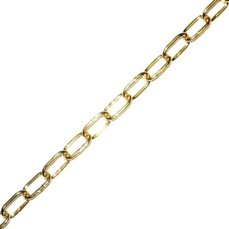 Securit B5625 Oval Link Chain 5/8" 2.2mm x 10m Brass Plated