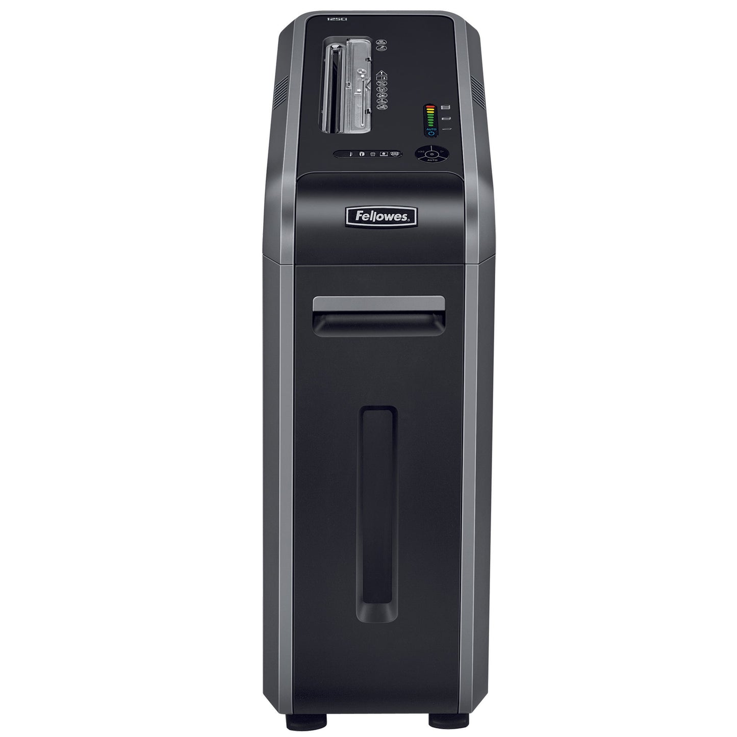 Fellowes Powershred 125Ci Cross Cut Shredder 53 Litre 18 Sheet Black/Grey 4612101