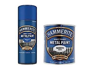 Hammerite Spray Paint For Metal Smooth Finish. 400Ml Aerosol