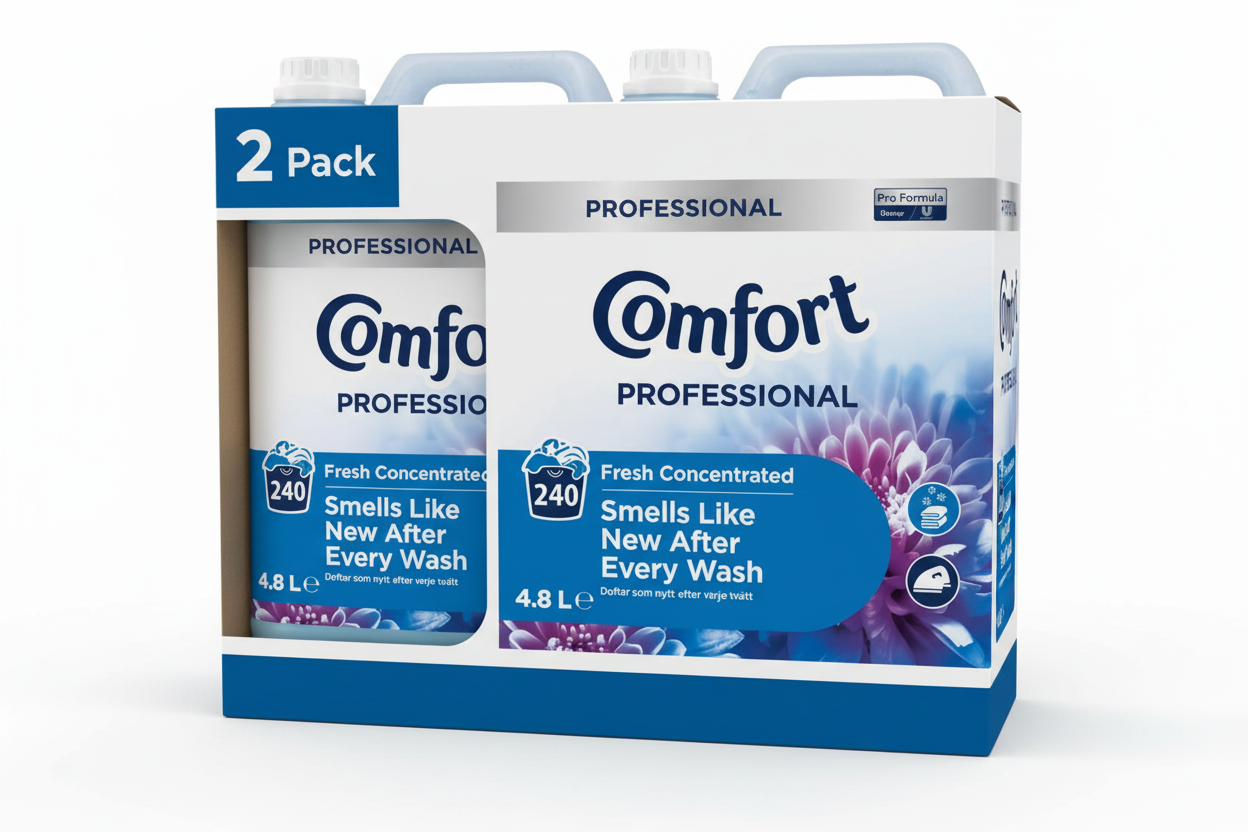 Comfort Professional Fresh Fabric Softener CONCENTRATED 4.8 Litre 240W