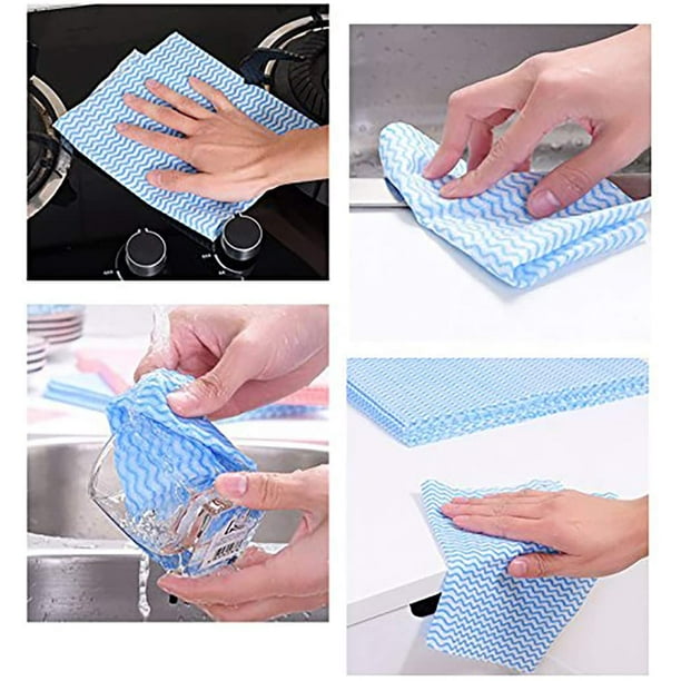 Janit-X/Optima Heavyweight All Purpose Non Woven Cloth 500x360mm Blue (Pack of 50)