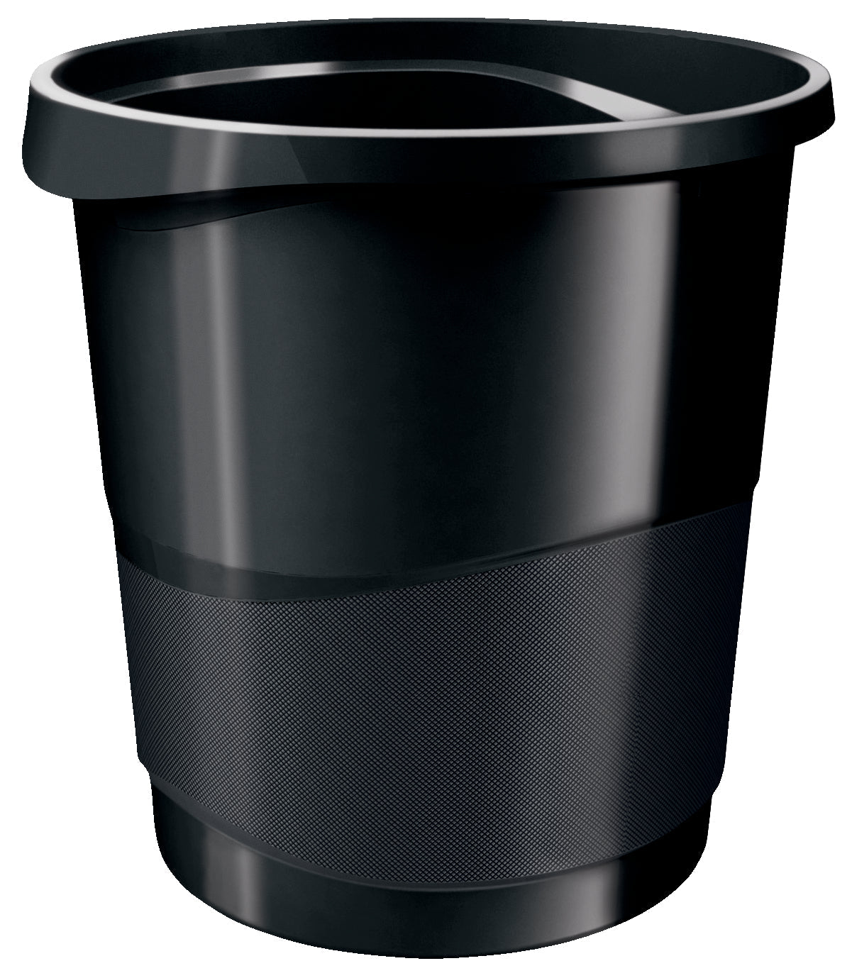 Rexel Choices Waste Bin Plastic Round 14 Litre Black 2115622