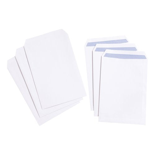 5 Star C4 Pocket Envelope Self Seal 100gsm White (Pack of 250) 553266