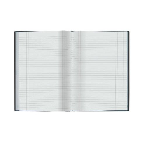 Ideal A4 Cashbook Casebound Single Cash 192 Pages Black 6421