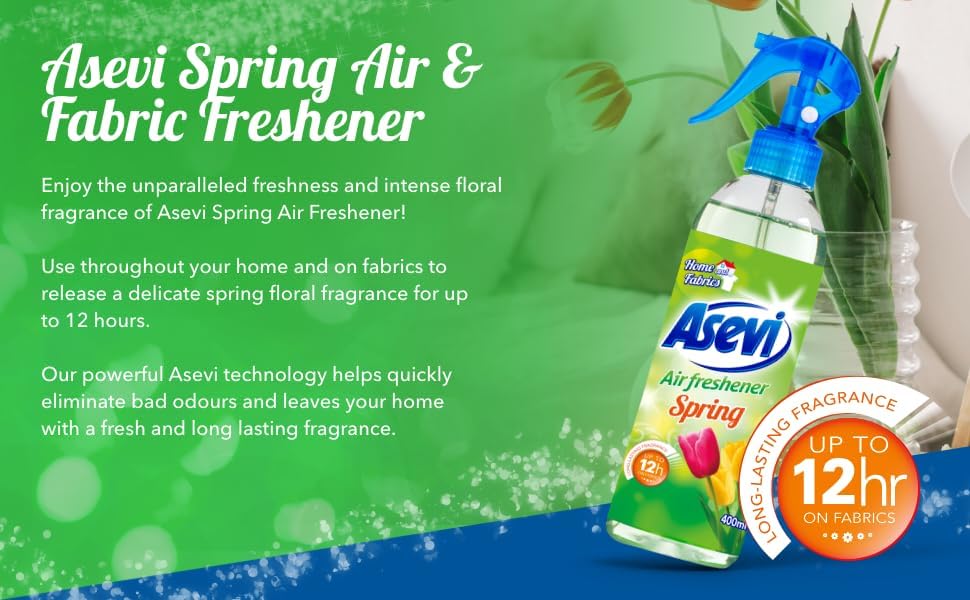 Asevi SPANISH Spring Fresh Concentrated Air Freshener & Fabric Booster 400ml