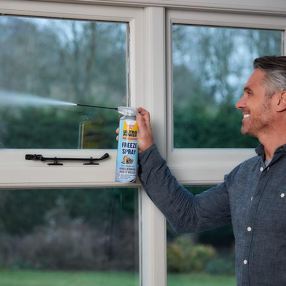 Zero In Ultra Power Freeze Spray Knockdown Insect Killer 500Ml
