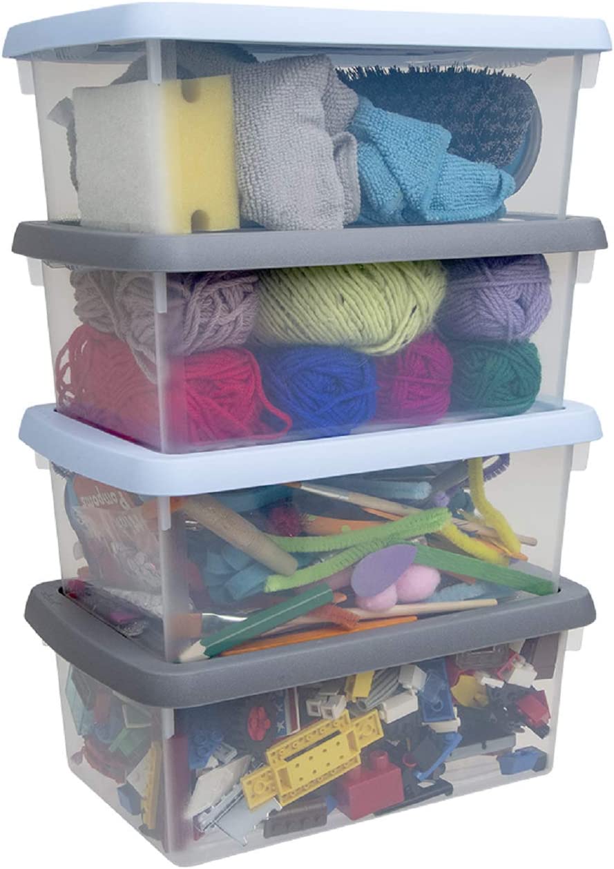 Wham Clear 4.01 Box & Lid Set 3.5 Litre Pack 4's - UK BUSINESS SUPPLIES