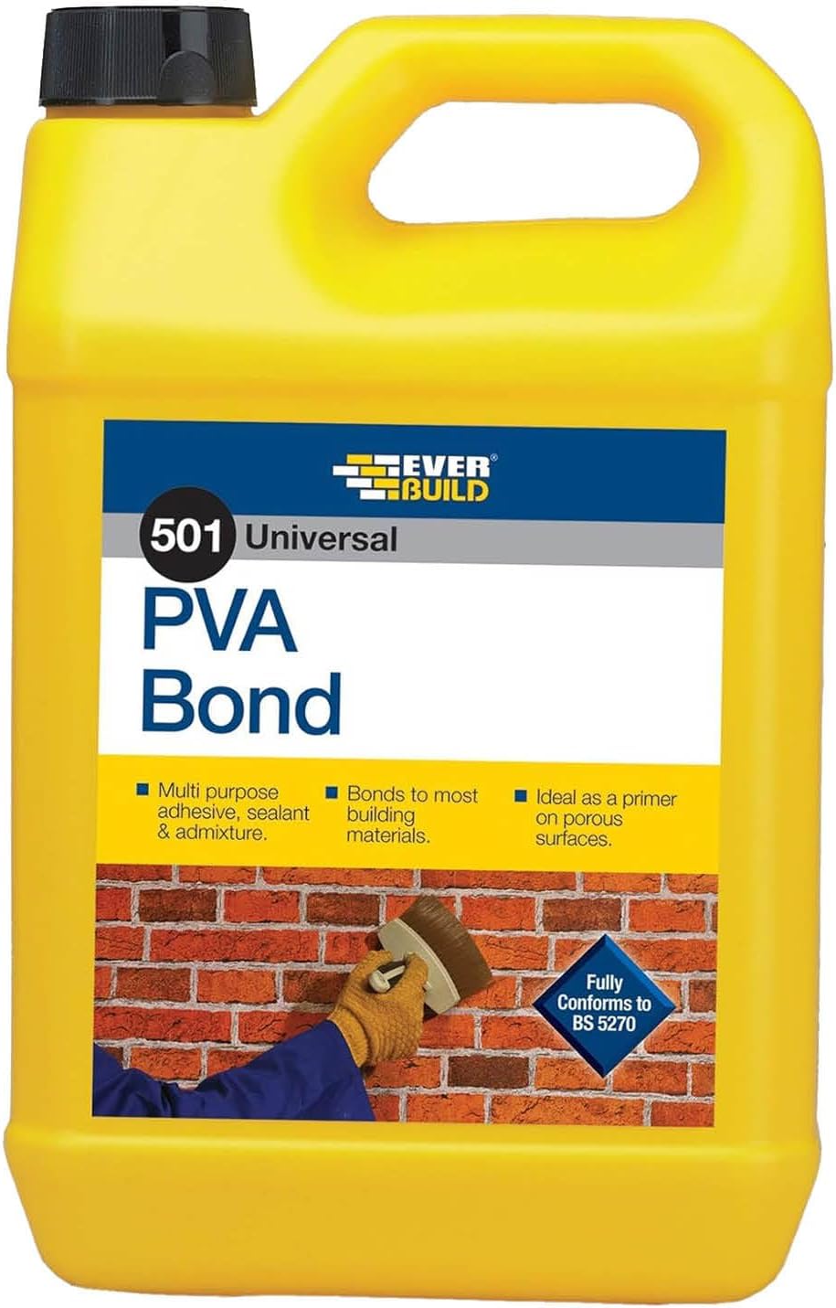 Everbuild 501 Universal Pva Bond – General Purpose Bonding Agent – 2.5 Litre