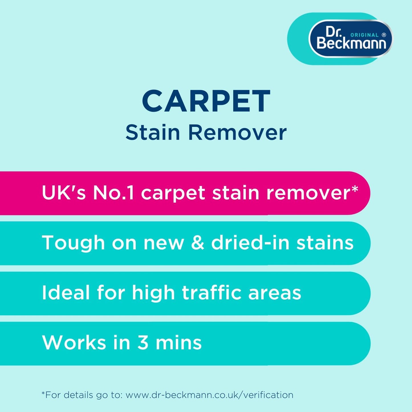 Dr Beckmann - UK's No1 Carpet Cleaning Fluid & Brush Adapter 650ml