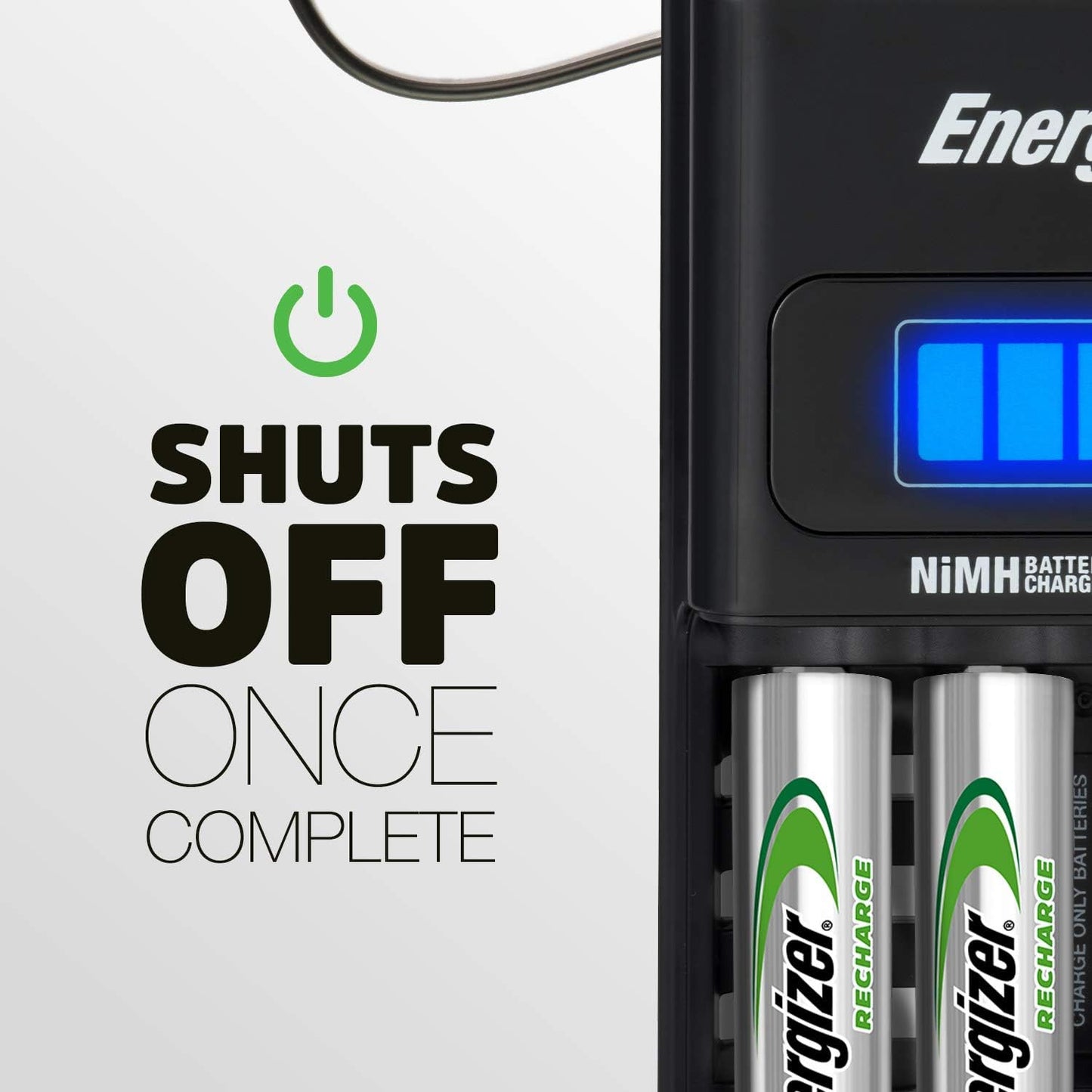 Energizer AA/AAA 1 Hour Charger & 4 Batteries