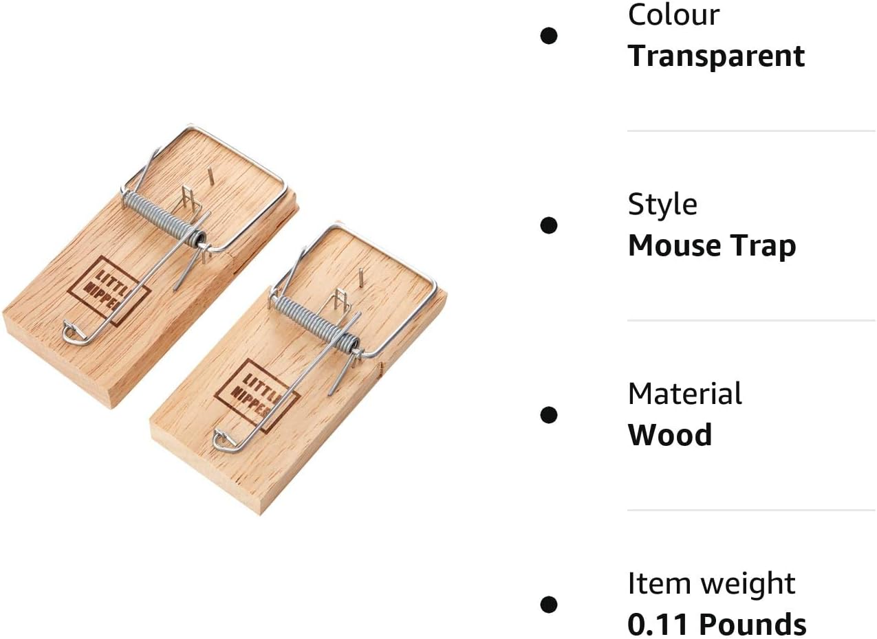 Pest-Stop Little Nipper Original Mouse Trap {Twin-Pack, PSLNMB}
