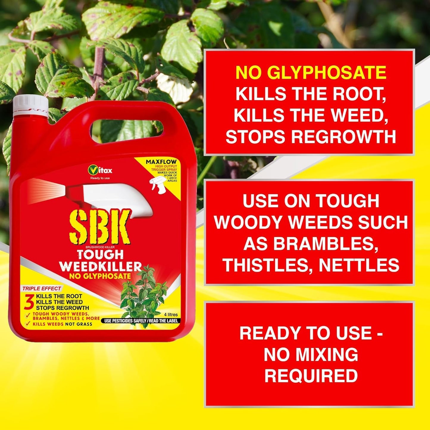 Vitax SBK Brushwood Killer Ready To Use 4 Litre