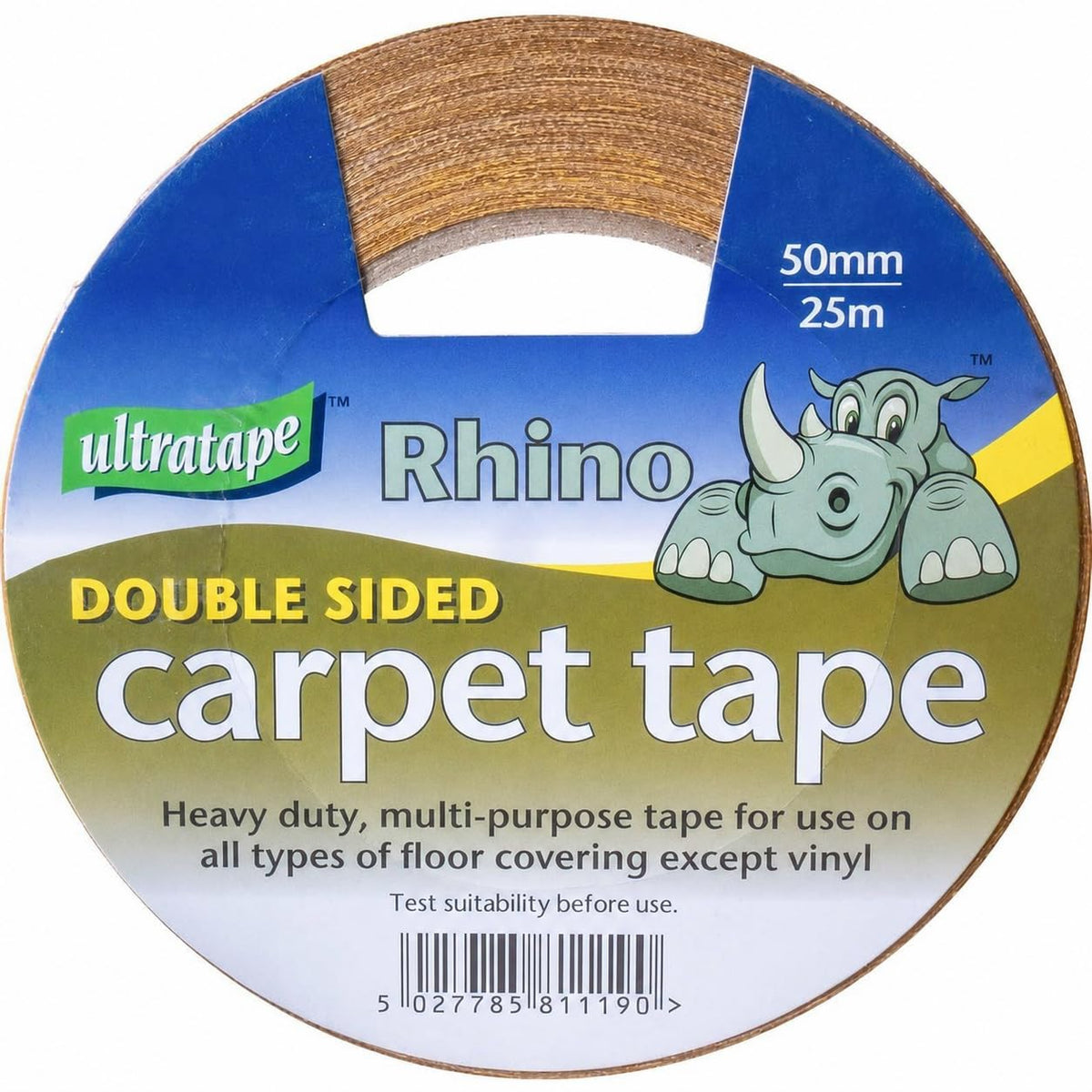 Ultratape Rhino Double Sided Carpet Tape 50mm x 25m