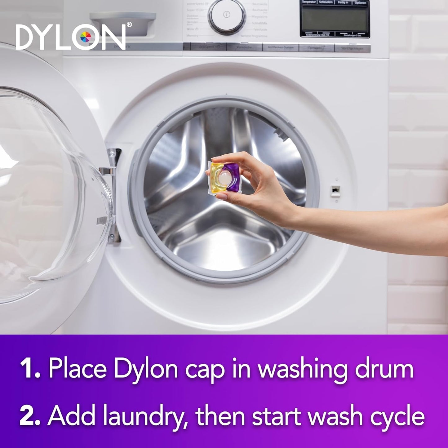 Dylon Black and Dark Wash Caplets Renew 18s