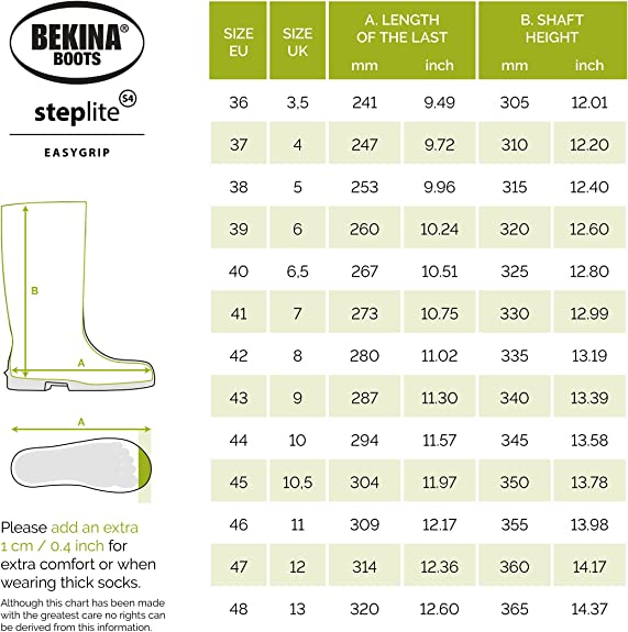Bekina Easygrip Full Safety Boot White {All Sizes} - UK BUSINESS SUPPLIES