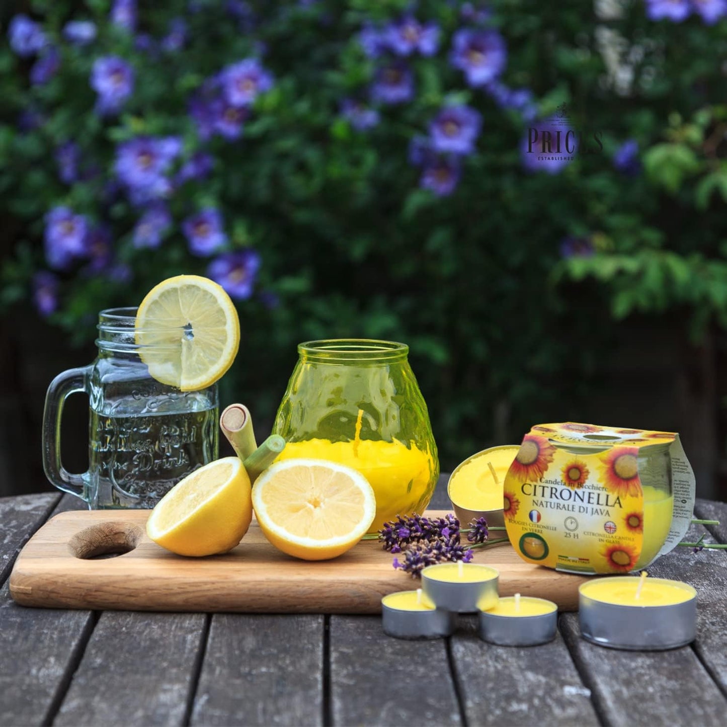 Price's Candles Citronella Tealights Pack of 25