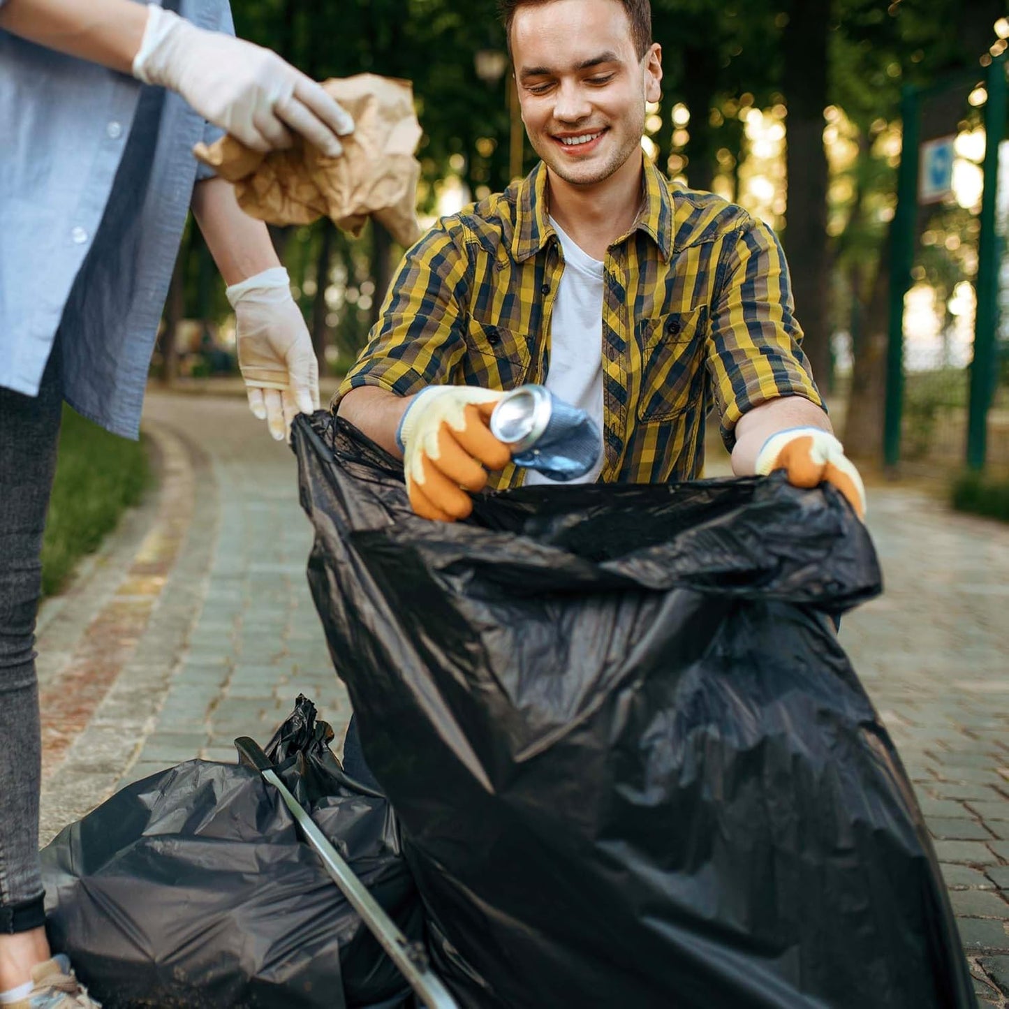 Ecobag Eco-Friendly Wheelie Bin Liners | Capacity 240L | 18 Microns | 10 Pack Roll