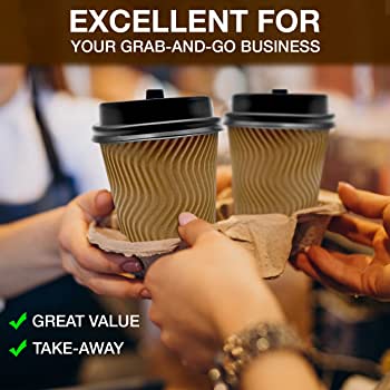 Belgravia 25cl/8oz Kraft Ripple Cup 500's (Renal) - UK BUSINESS SUPPLIES