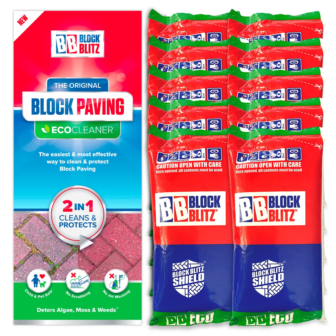 Block Blitz 2in1 Cleans & Protects Block Paving 2 x 380g {Twin Pack}