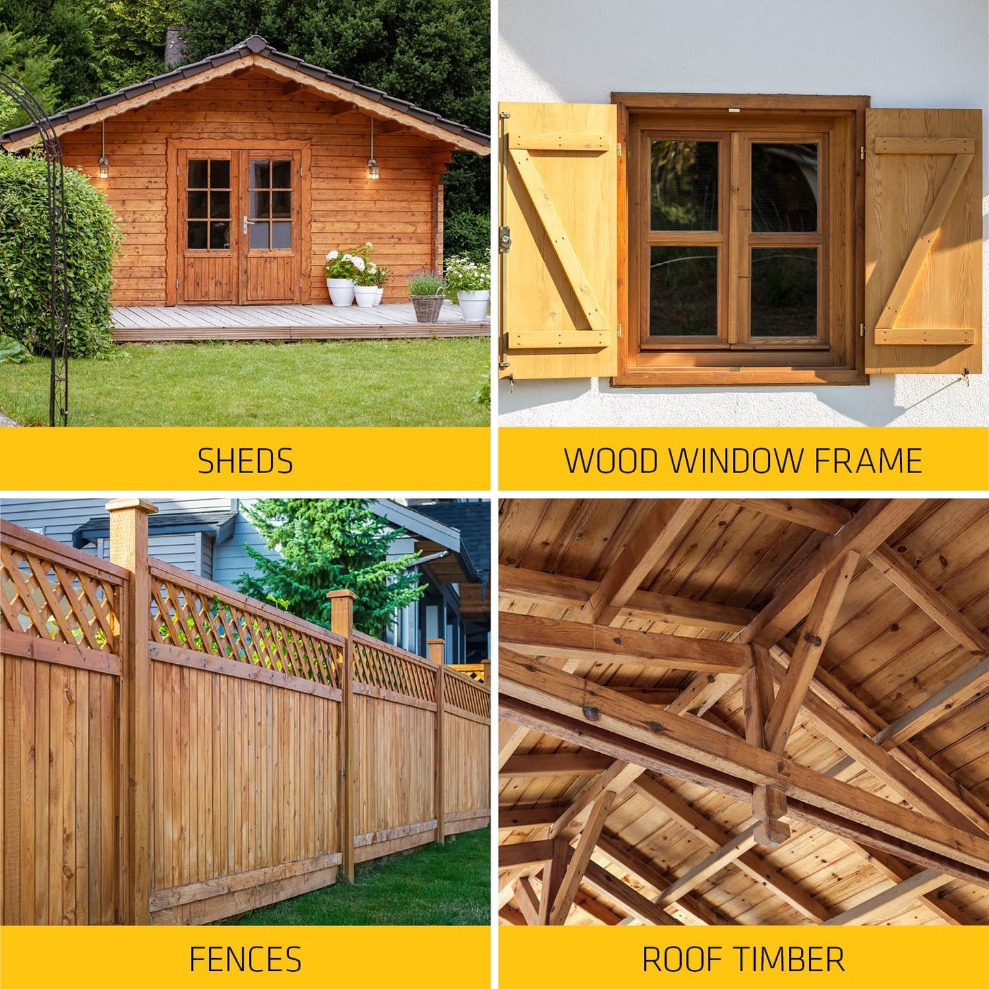 Everbuild Wood Preserver | Interior And Exterior Use| Low Odour | Quick Drying | Long Lasting Pr