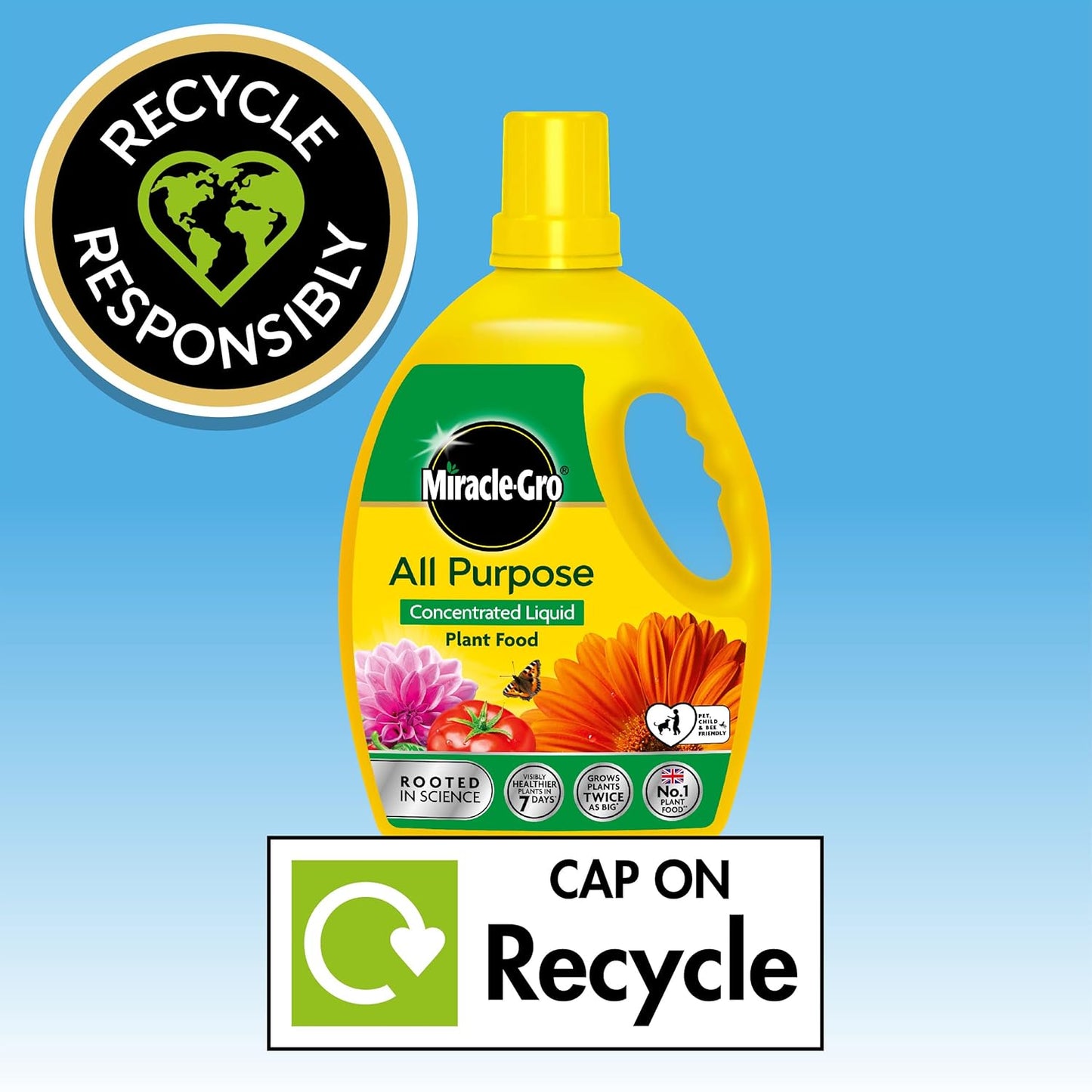 Miracle Gro Concentrated All Purpose Liquid Plant Food - 2.5L