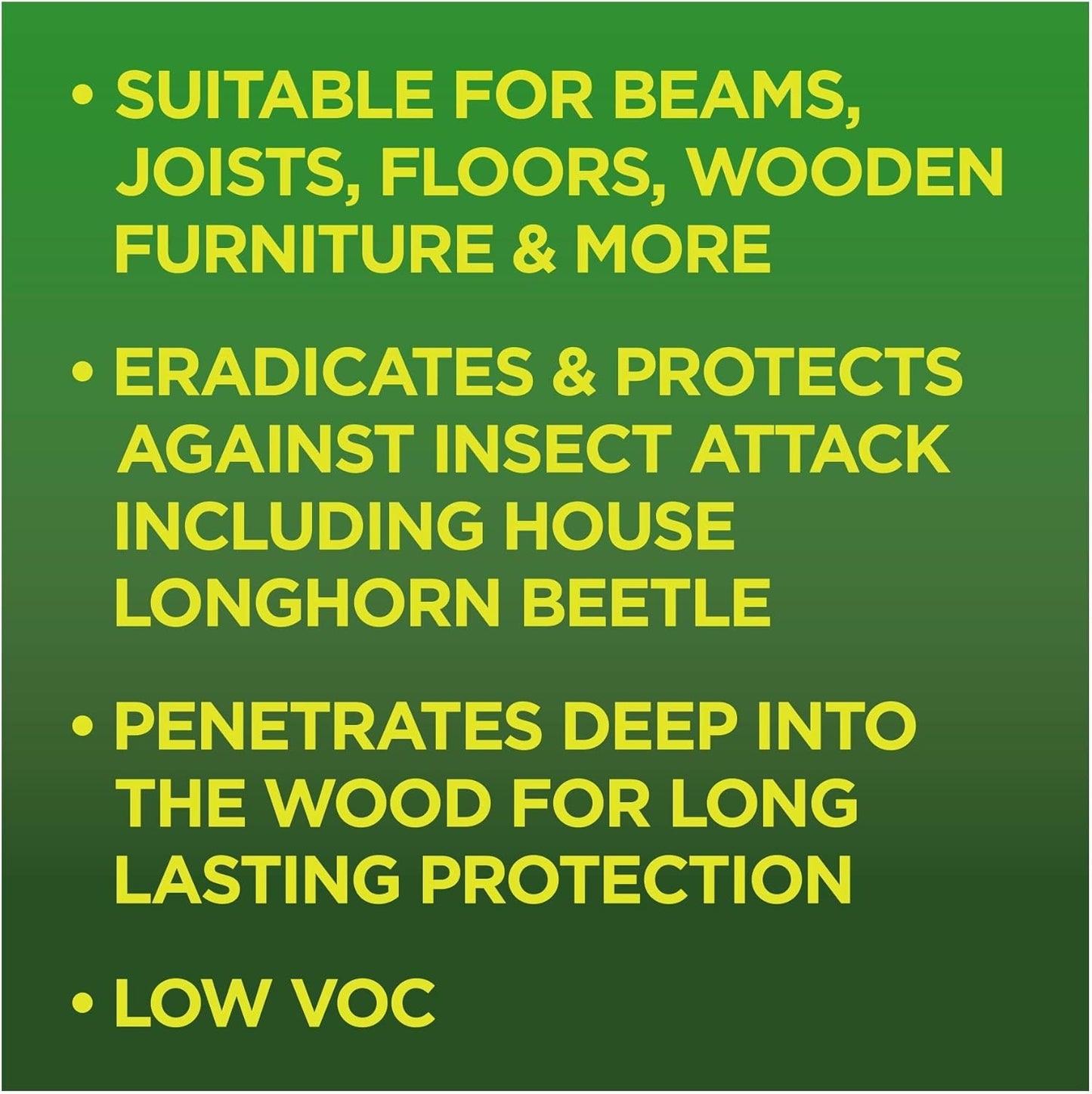 Cuprinol 5 Litre Low Odour Woodworm Killer - Natural