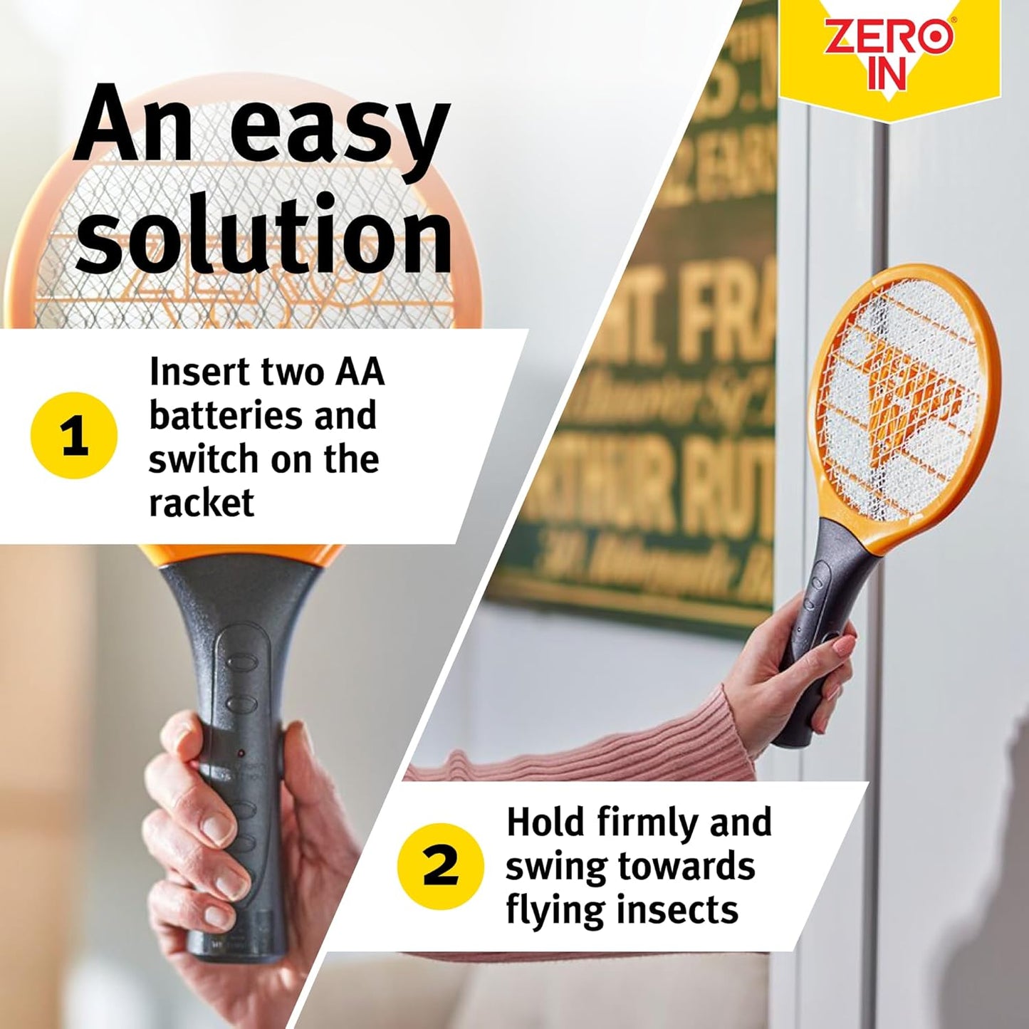 Zero In Bug Bat Battery Powered Color Assorted