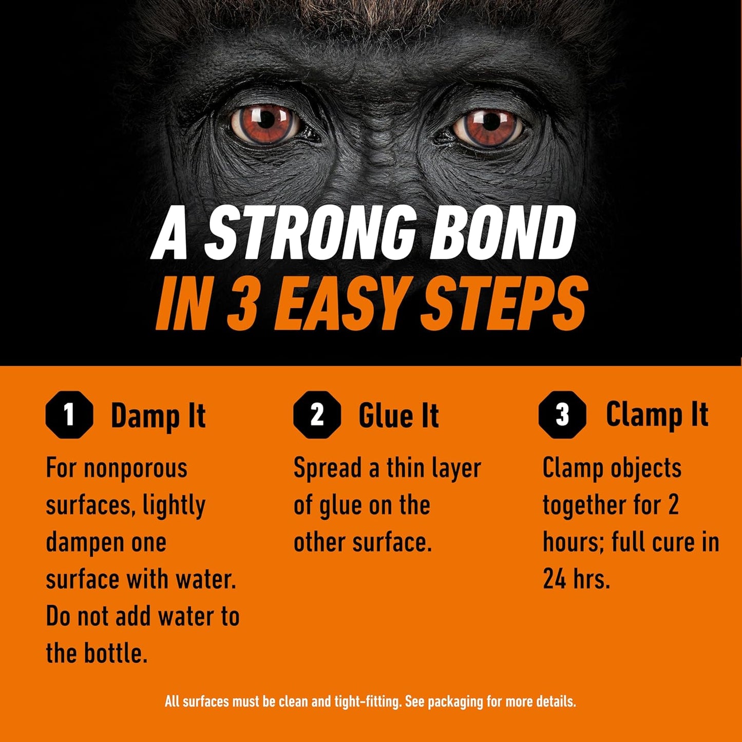 Gorilla Glue 250ml | 100% Waterproof | 1 x 500ml Bottle
