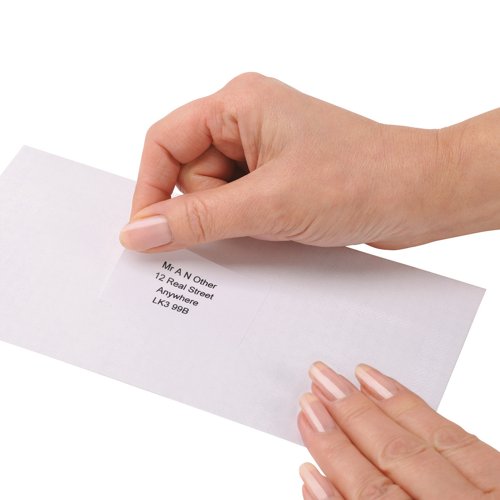 5 Star Multipurpose Labels Laser Copier Inkjet 99.1x34mm White (Pack of 4000) 909353