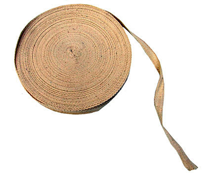 Beeswift Apron Cotton Tie Roll 1/2"X50M Brown