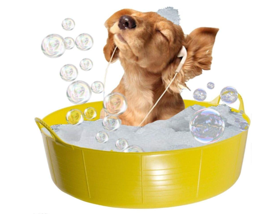 Red Gorilla {Tubtrug} Yellow Shallow Tub Large 35 Litre