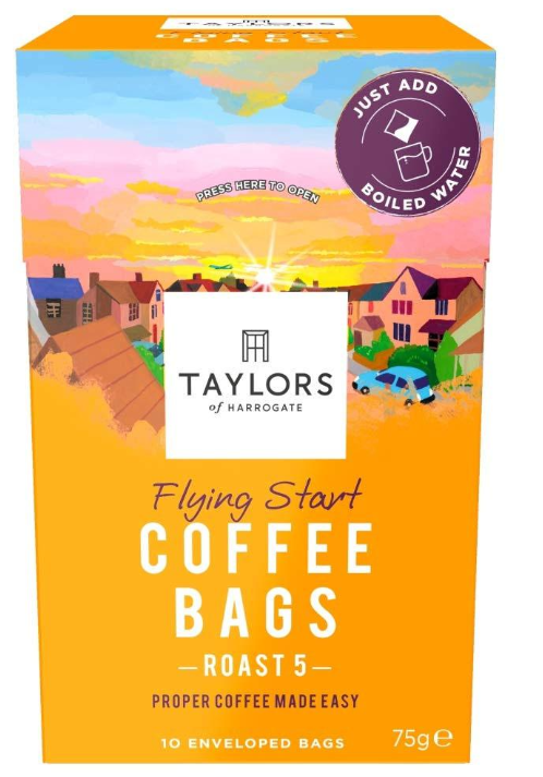 Taylors of Harrogate Flying Start Coffee Bags Pack 30s