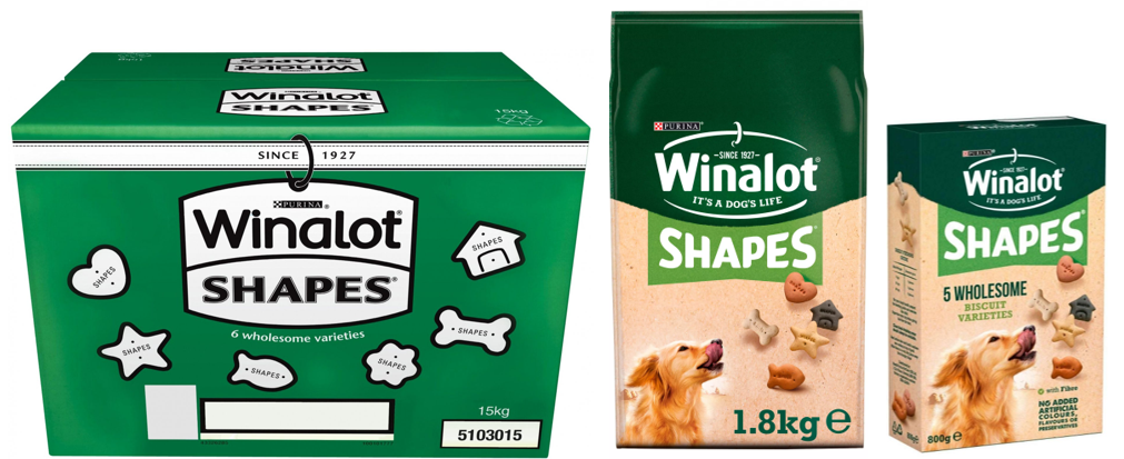 Winalot Dog Treats Shapes Dog Biscuits 4x1.8kg
