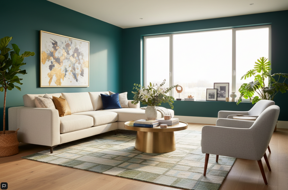Dulux Walls & Ceilings | Silk Emulsion Paint | Emerald Glade, | 1 x 2.5 Litres