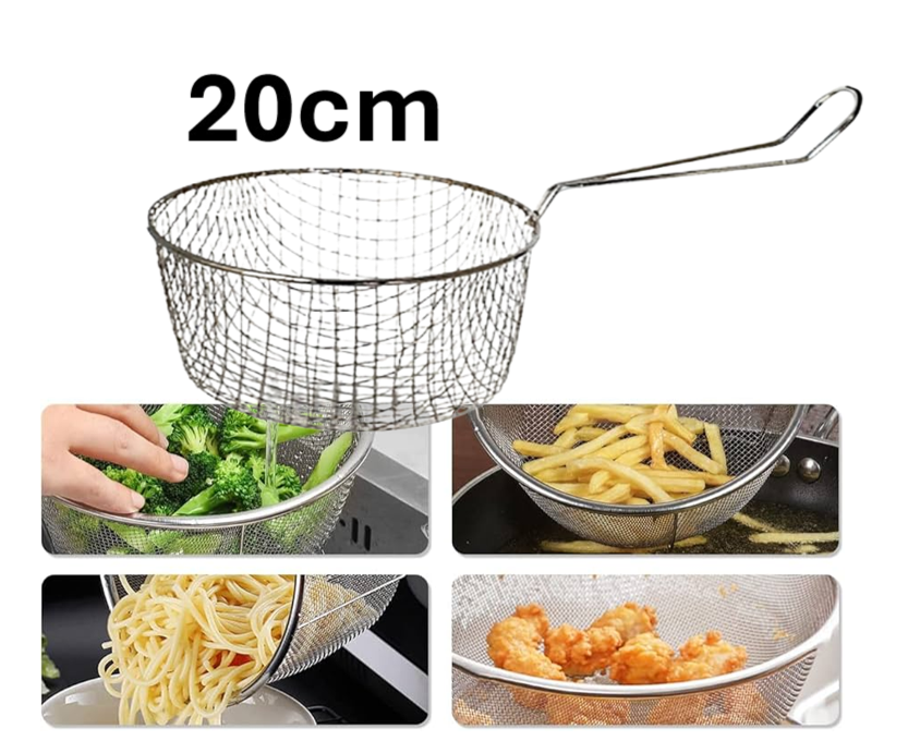 Pendeford Wire Chip Basket Stainless Steel Silver 20cm