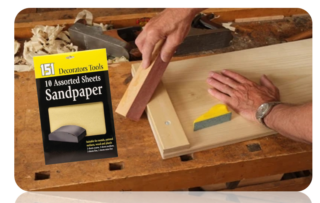 151 Decorators Tools | Assorted Sandpaper Sheets | 10 Sheets Per Sleeve